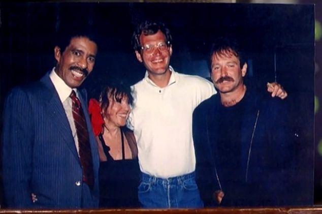 David Letterman's photograph of himself with Richard Pryor, Comedy Store owner Mitzi Shore and Robin Williams